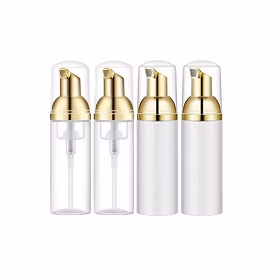 Garrafas plásticas do sabão da mão da bomba da espuma do tamanho do curso de 30ml 50ml 2oz mini