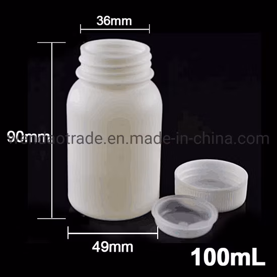 Frasco de plástico HDPE quente, frasco de proteína em pó, recipiente, cápsulas de comprimidos, embalagem de nutrição esportiva